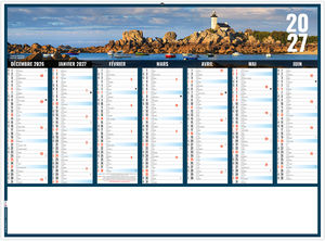 Calendrier bancaire publicitaire Liberté Bretagne 2027 1