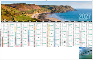 Calendrier bancaire publicitaire Libre Choix Normand 2027