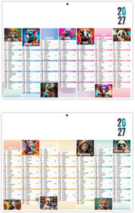 Calendrier bancaire publicitaire Pictures 2027 2