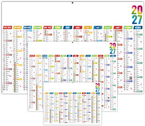 Calendrier bancaire publicitaire Scolaire Casimir 2027