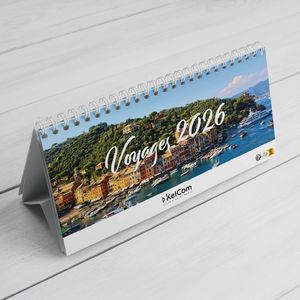 Calendrier chevalet personnalisé 10.5 x 21 cm 13