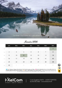 Calendrier chevalet personnalisé Colonne 14.8 x 21 cm 11
