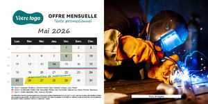 Calendrier chevalet 100% personnalisé 6