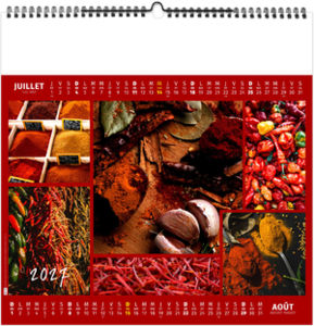 Calendrier illustré entreprise Aromates et Compagnie 2027 4