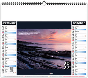 Calendrier illustré entreprise Bretagne 2027 11