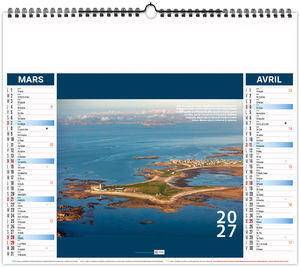 Calendrier illustré entreprise Bretagne 2027 8