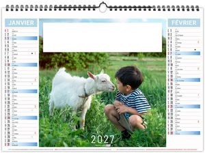 Calendrier illustré entreprise Copains 2027 1