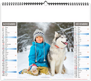 Calendrier illustré entreprise Copains 2027 12