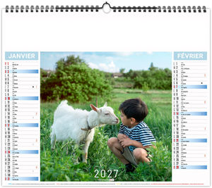 Calendrier illustré entreprise Copains 2027 7