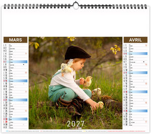 Calendrier illustré entreprise Copains 2027 8