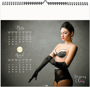 Calendrier illustré entreprise Dessous Chics 2027 3