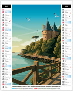 Calendrier illustré entreprise Diane 2027 3