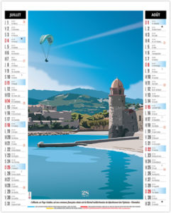 Calendrier illustré entreprise Diane 2027 4