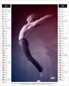 Calendrier illustré entreprise Eros 2027 3