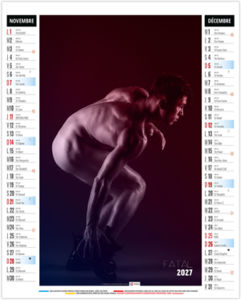 Calendrier illustré entreprise Eros 2027 6
