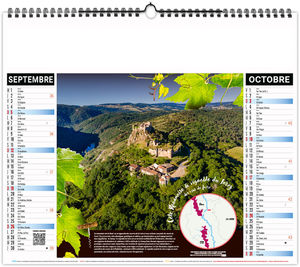 Calendrier illustré entreprise Grappe 2027 11