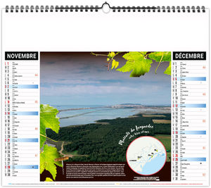 Calendrier illustré entreprise Grappe 2027 12