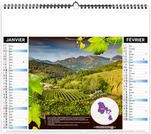 Calendrier illustré entreprise Grappe 2027 7