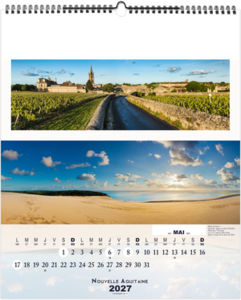 Calendrier illustré entreprise La France Panoramique 2027 6