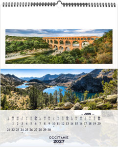 Calendrier illustré entreprise La France Panoramique 2027 7