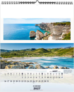 Calendrier illustré entreprise La France Panoramique 2027 9