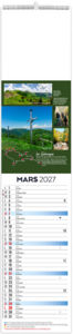 Calendrier illustré entreprise Languette Voyage 2027 2
