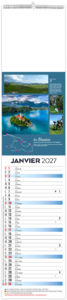 Calendrier illustré entreprise Languette Voyage 2027