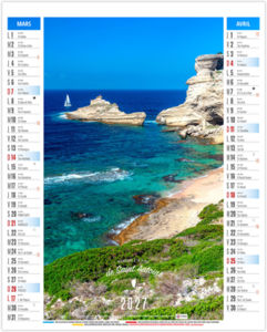 Calendrier illustré entreprise Léa 2027 2