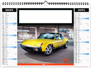 Calendrier illustré entreprise Moteur 2027 2