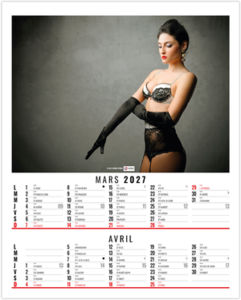 Calendrier illustré entreprise Ophélie 2027 2