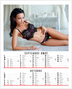 Calendrier illustré entreprise Ophélie 2027 5