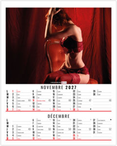 Calendrier illustré entreprise Ophélie 2027 6