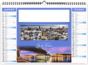 Calendrier illustré entreprise Panorama 2027 1