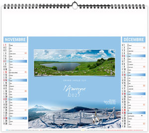 Calendrier illustré entreprise Panorama 2027 12