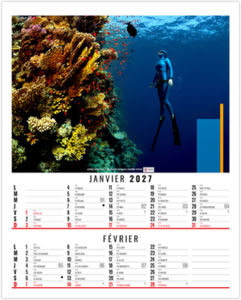 Calendrier illustré entreprise Pierre 2027 1