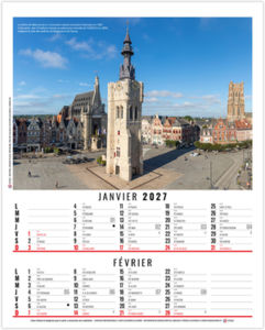 Calendrier illustré entreprise Romy 2027 1
