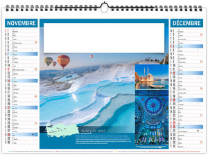 Calendrier illustré personnalisable Bains 2027 6