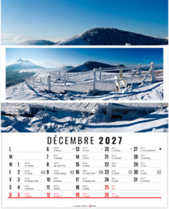 Calendrier illustré personnalisable Céline 2027 12