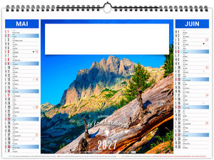 Calendrier illustré personnalisable Corse 2027 3