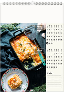 Calendrier illustré personnalisable Cuisine Conviviale 2027 3