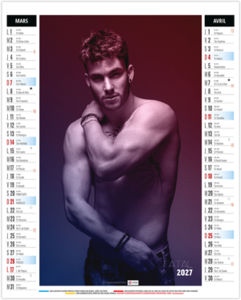 Calendrier illustré personnalisable Eros 2027 2