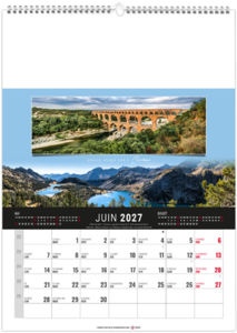 Calendrier illustré personnalisable Étendu 2027 5