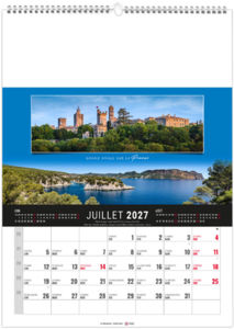 Calendrier illustré personnalisable Étendu 2027 6