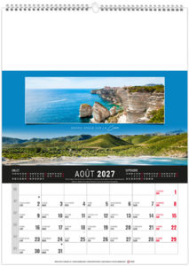 Calendrier illustré personnalisable Étendu 2027 7