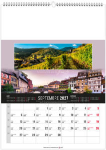 Calendrier illustré personnalisable Étendu 2027 8