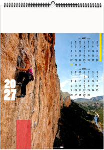 Calendrier illustré personnalisable Extrême 2027 3