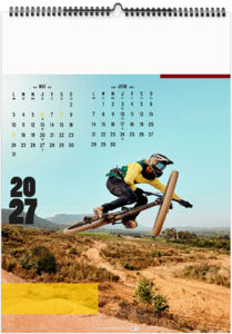 Calendrier illustré personnalisable Extrême 2027 4