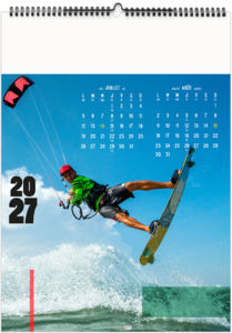 Calendrier illustré personnalisable Extrême 2027 5