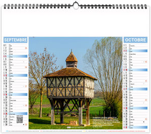 Calendrier illustré personnalisable Héritage 2027 11