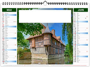 Calendrier illustré personnalisable Héritage 2027 3